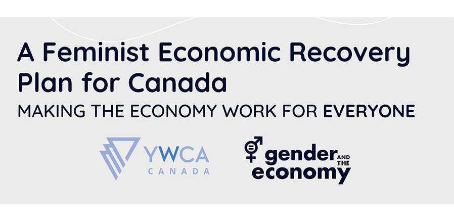 text "a feminist economic recovery plan for Canada, making the economy work for everyone"