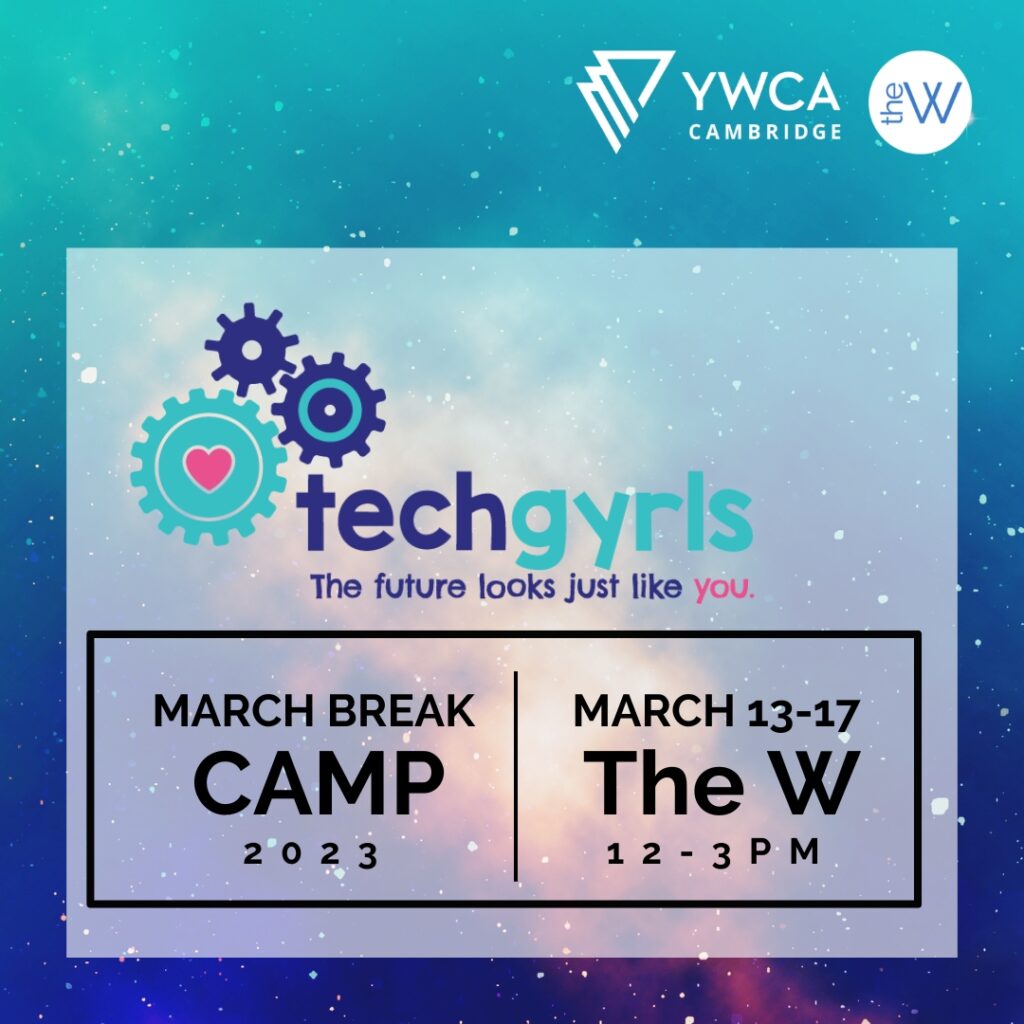 TechGyrls March Break camp poster