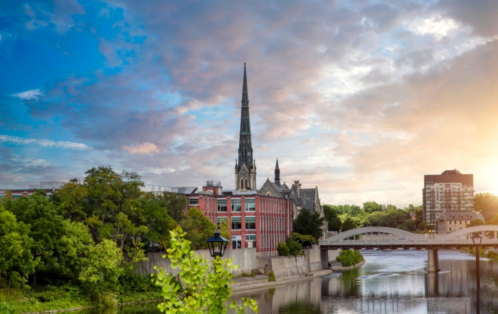 Photo of a church in Cambridge, Ontario