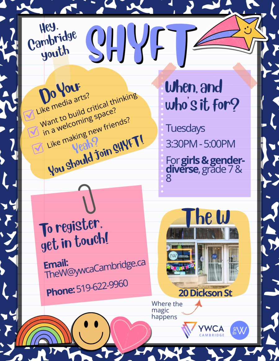 SHYFT Fall Program Flyer