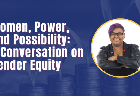 Photo of Rosheeka along with the title of the event